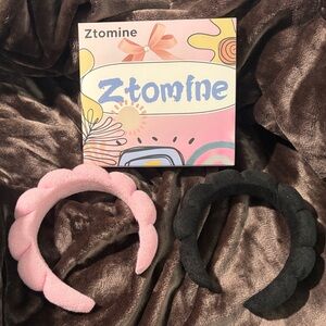 mine Pink and Black Hair Accessories Set